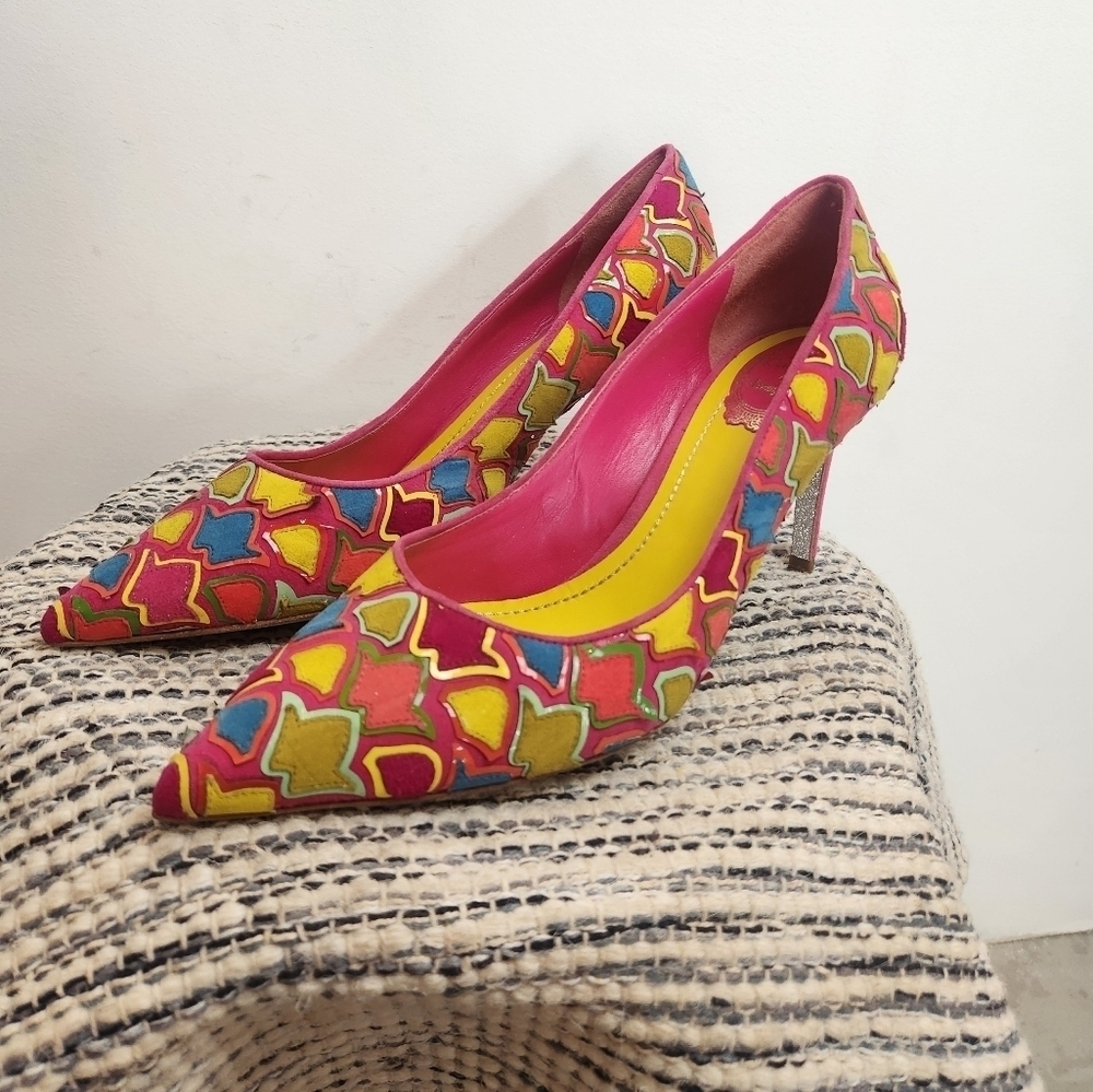 Rene Caovilla for Neiman Marcus Heels Pumps Size 39.5 - Picture 2 of 9